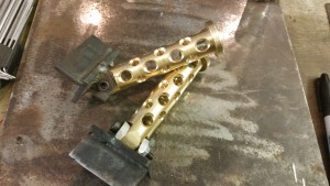 brass bobber footpegs